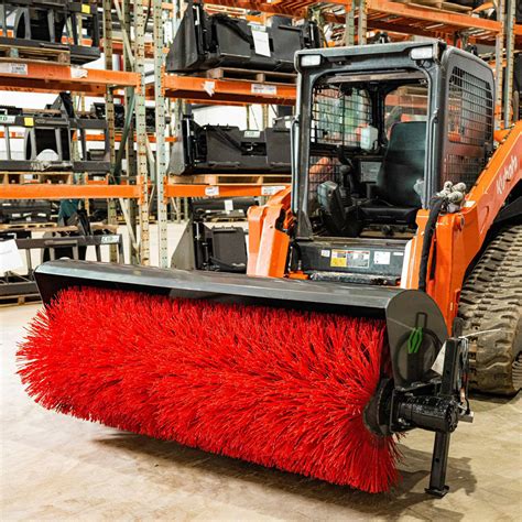 skid steer broom reviews|hydraulic broom for skid steer.